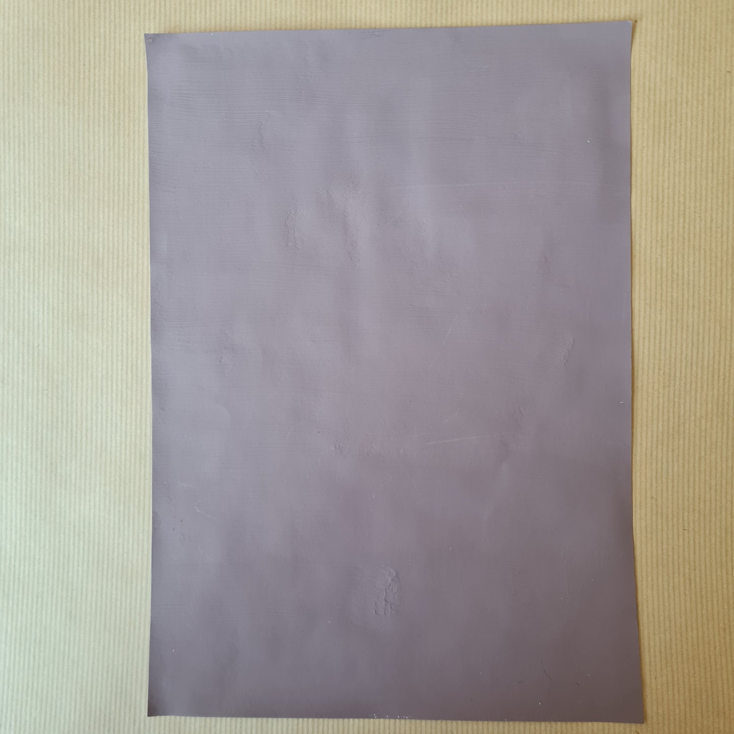 A4 handpainted eco emulsion swatch. Woodpigeon