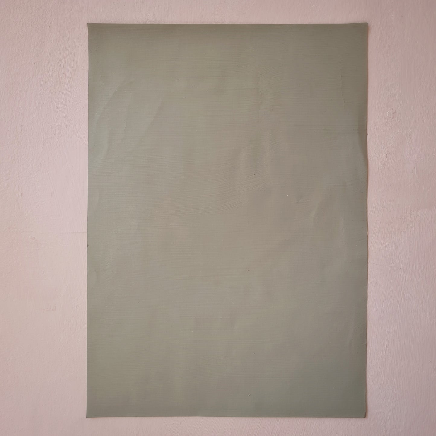 A4 handpainted eco emulsion swatch. Oakmoss