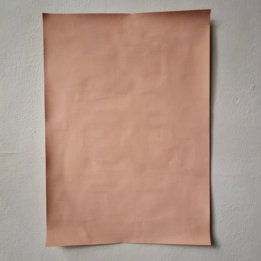 A4 handpainted swatch. Eco Emulsion. Hare's Ear